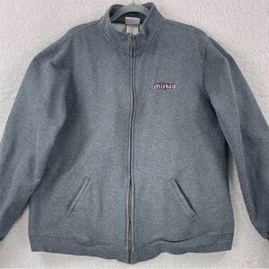 Mickey Mouse Moon Disney Disneyland
Resort Gray Small Full Zip Sweater